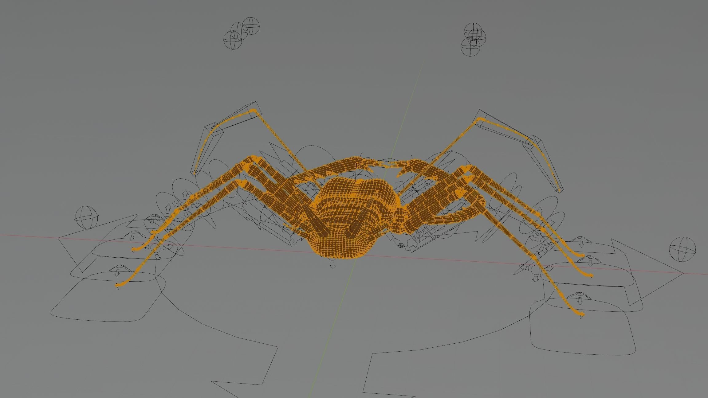 Giant Tick Low-poly 3D model_48