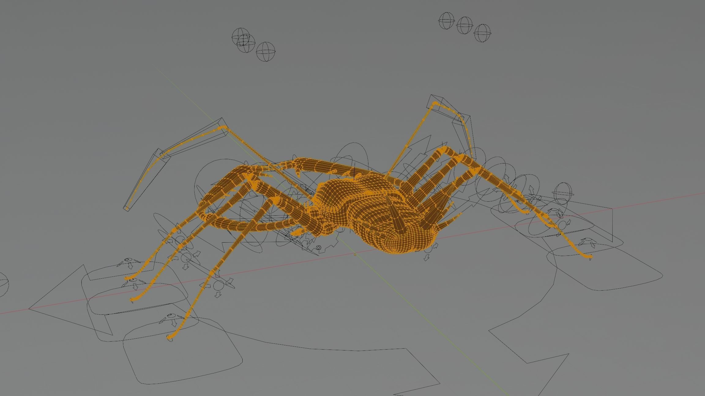 Giant Tick Low-poly 3D model_47