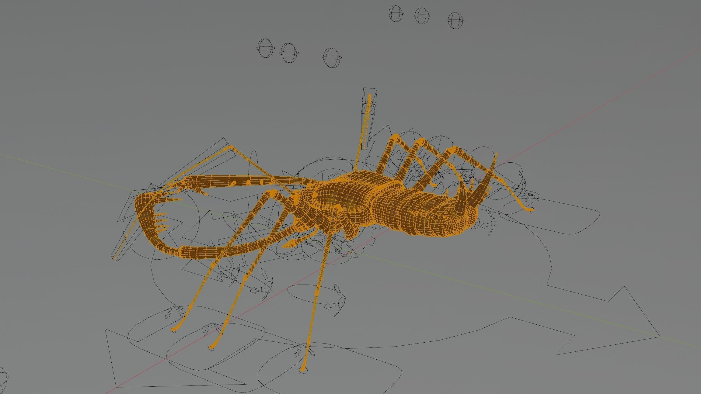 Giant Tick Low-poly 3D model_46