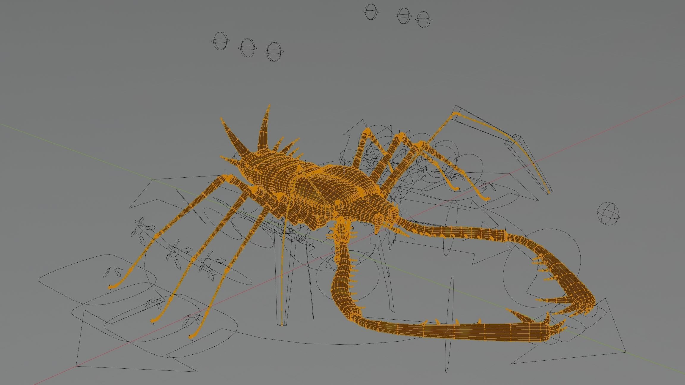 Giant Tick Low-poly 3D model_38