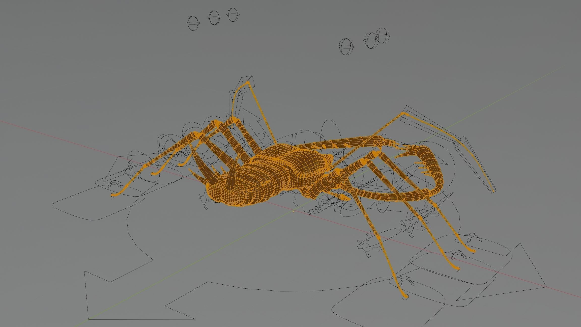 Giant Tick Low-poly 3D model_49