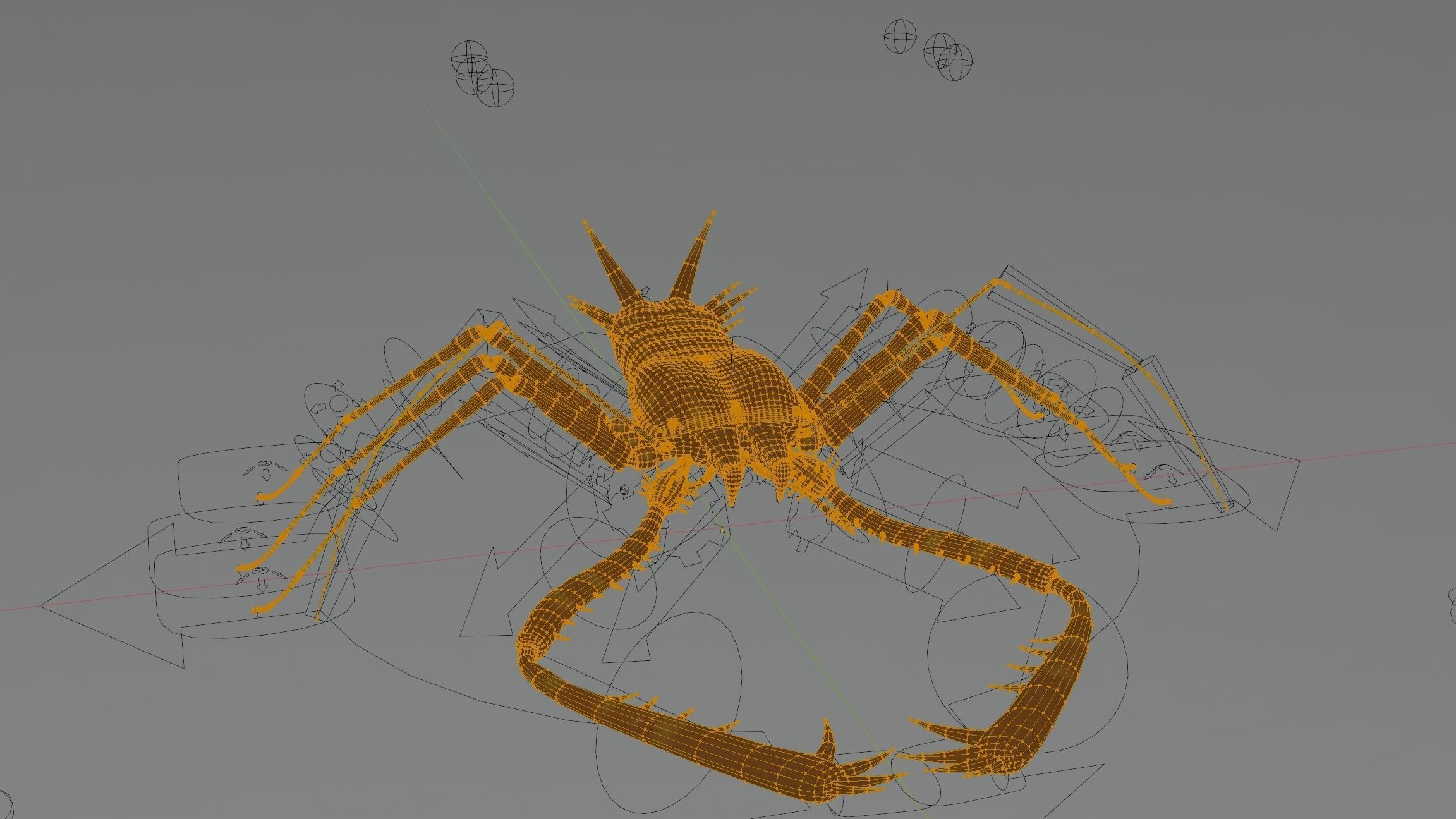Giant Tick Low-poly 3D model_41