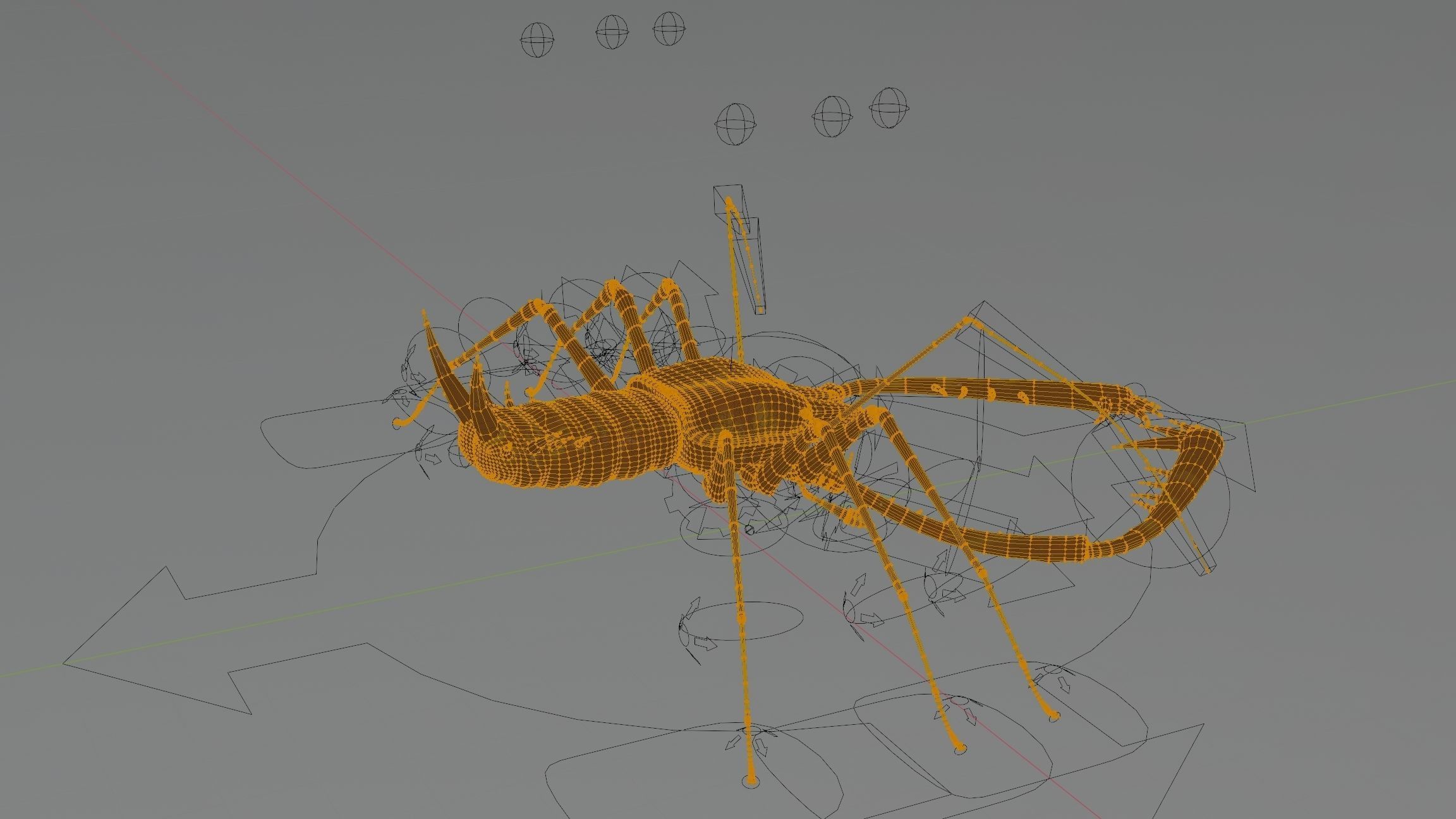 Giant Tick Low-poly 3D model_50