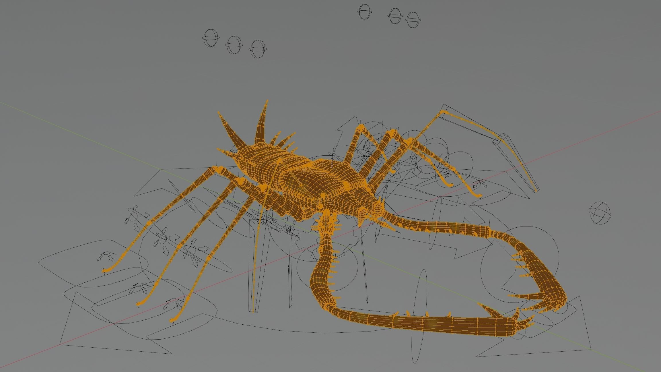 Giant Tick Low-poly 3D model_39