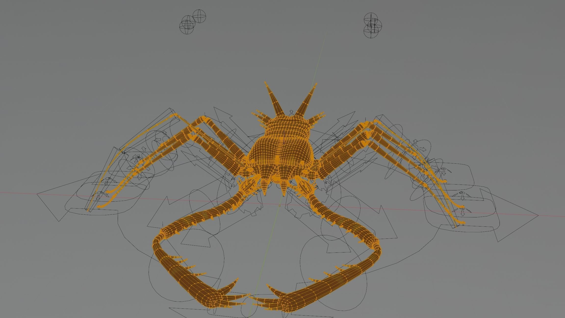 Giant Tick Low-poly 3D model_42