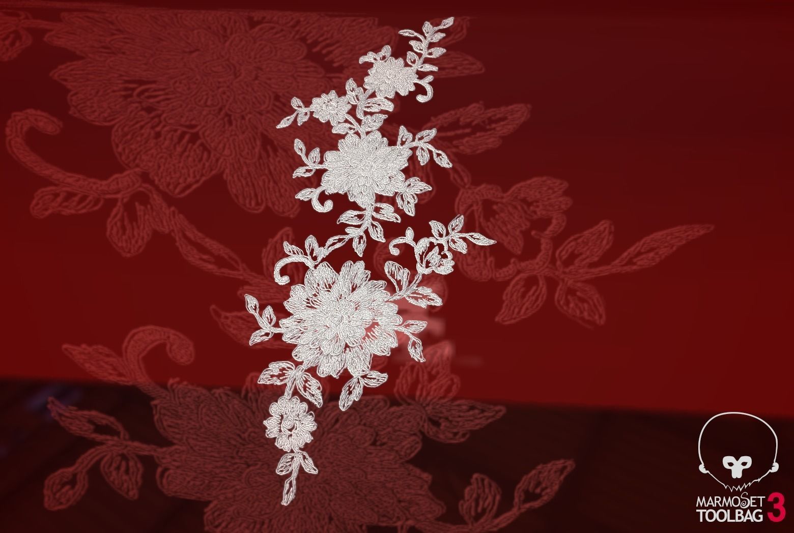 Fabric Vol 12 - Lace Appliques Texture_30