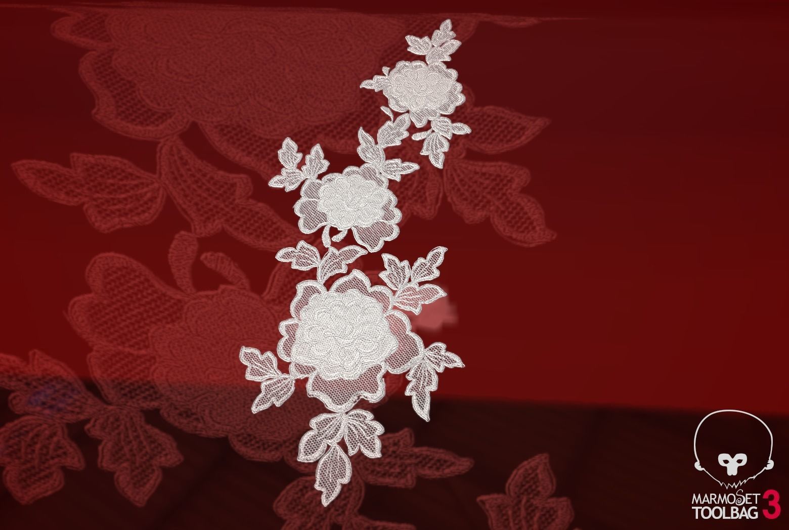 Fabric Vol 12 - Lace Appliques Texture_22