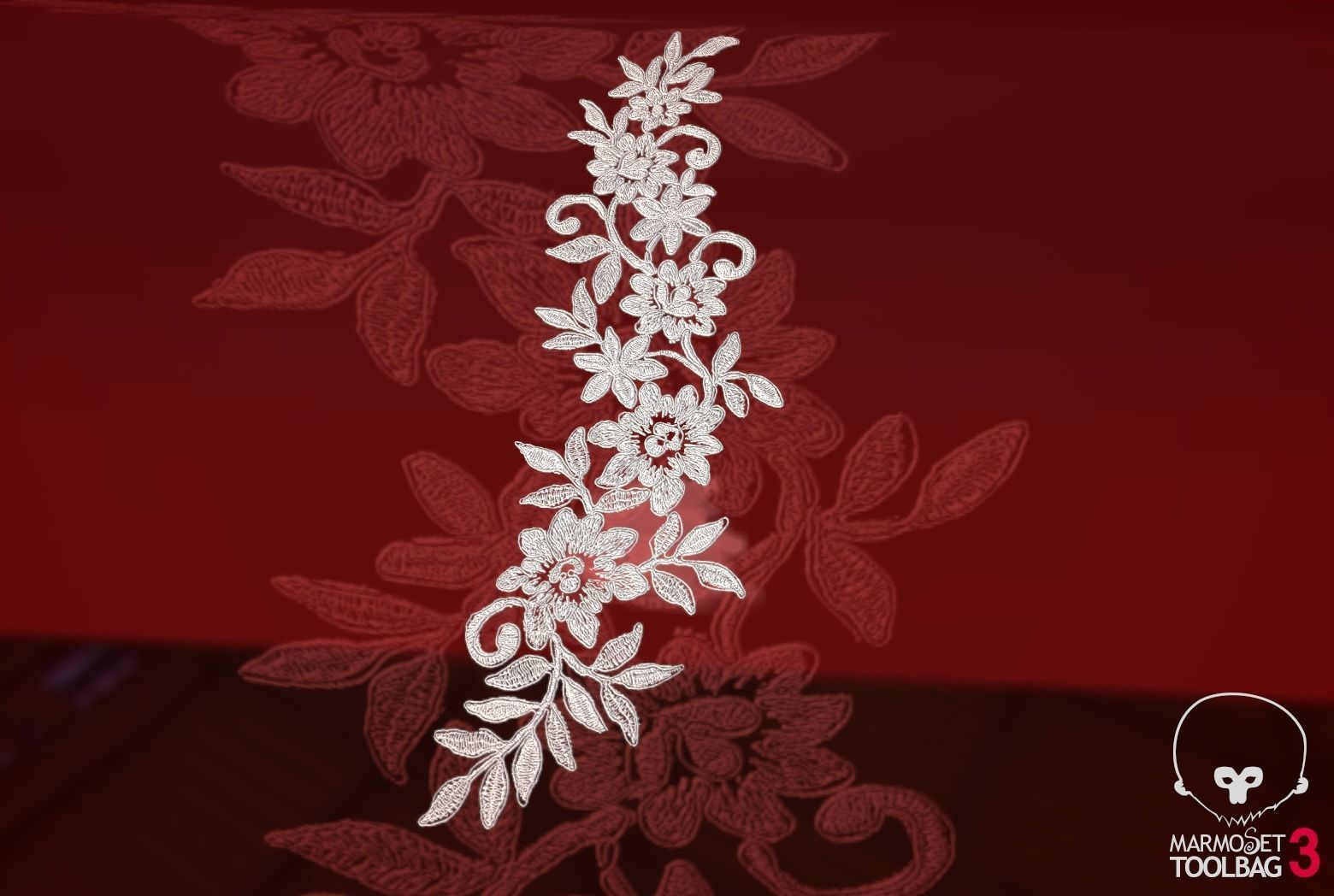 Fabric Vol 12 - Lace Appliques Texture_31