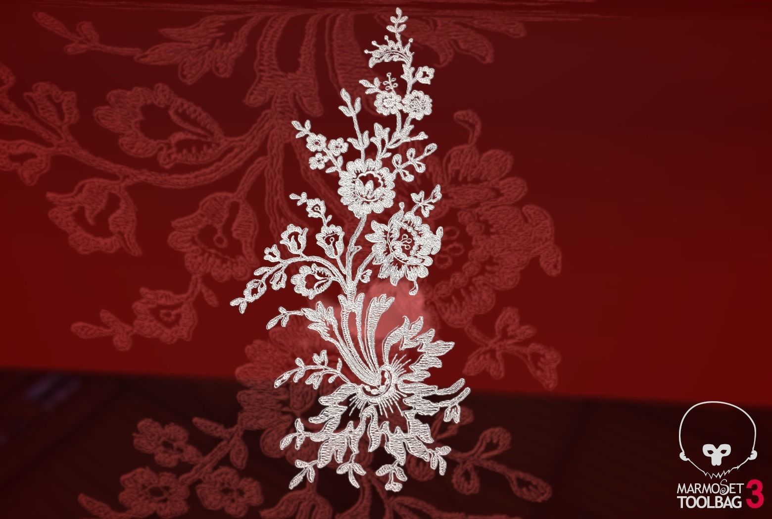 Fabric Vol 12 - Lace Appliques Texture_24