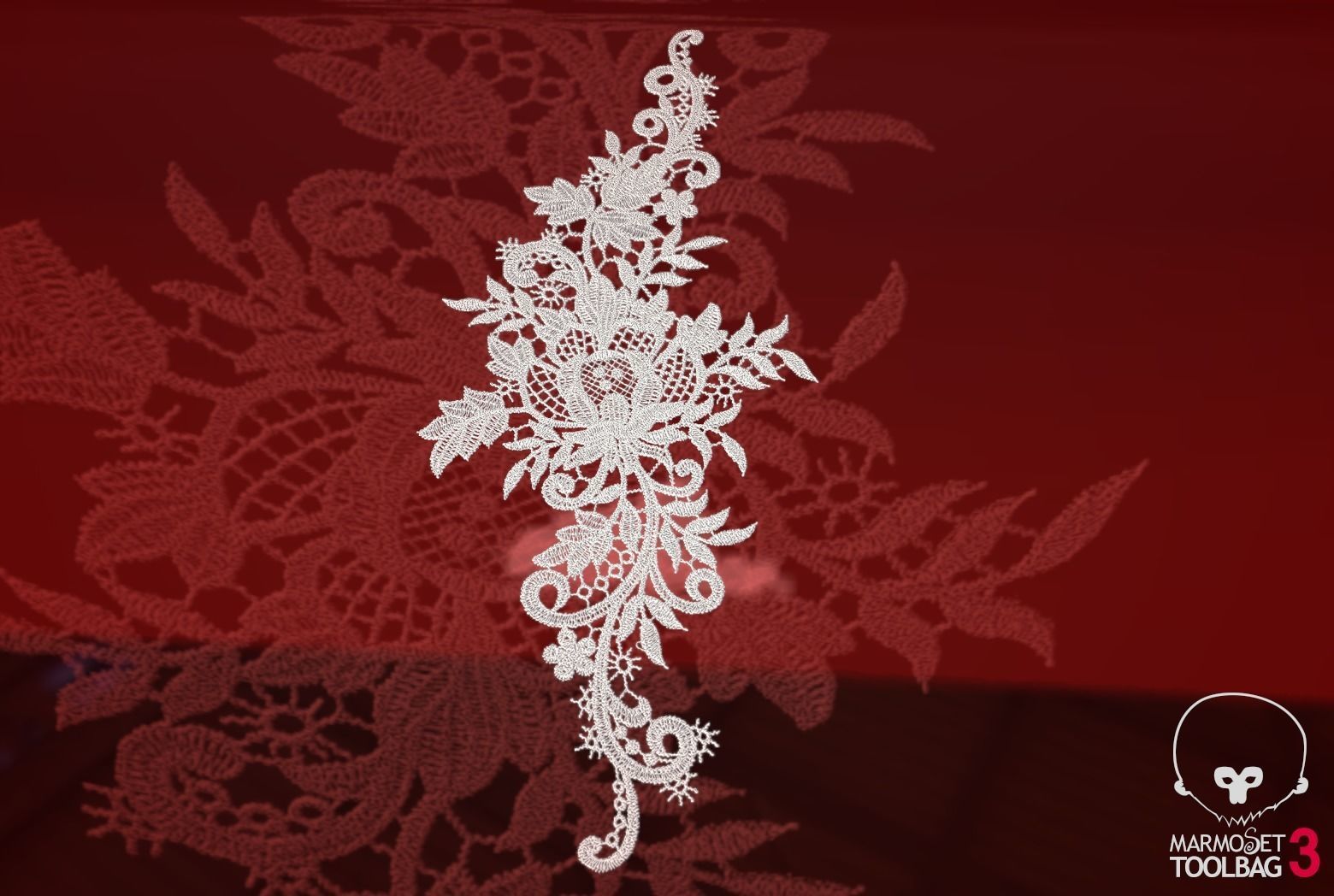 Fabric Vol 12 - Lace Appliques Texture_21