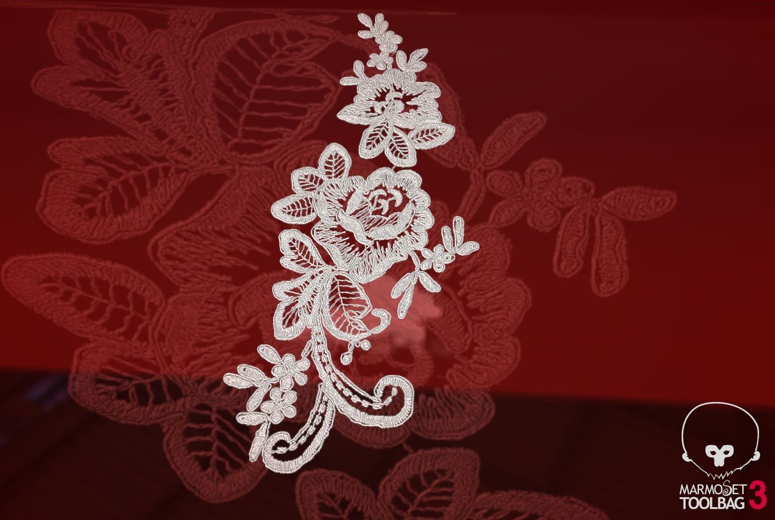 Fabric Vol 12 - Lace Appliques Texture_33