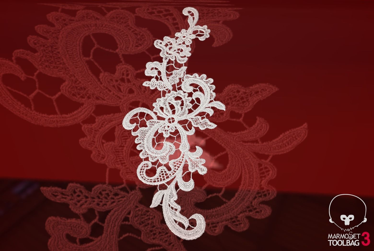 Fabric Vol 12 - Lace Appliques Texture_26