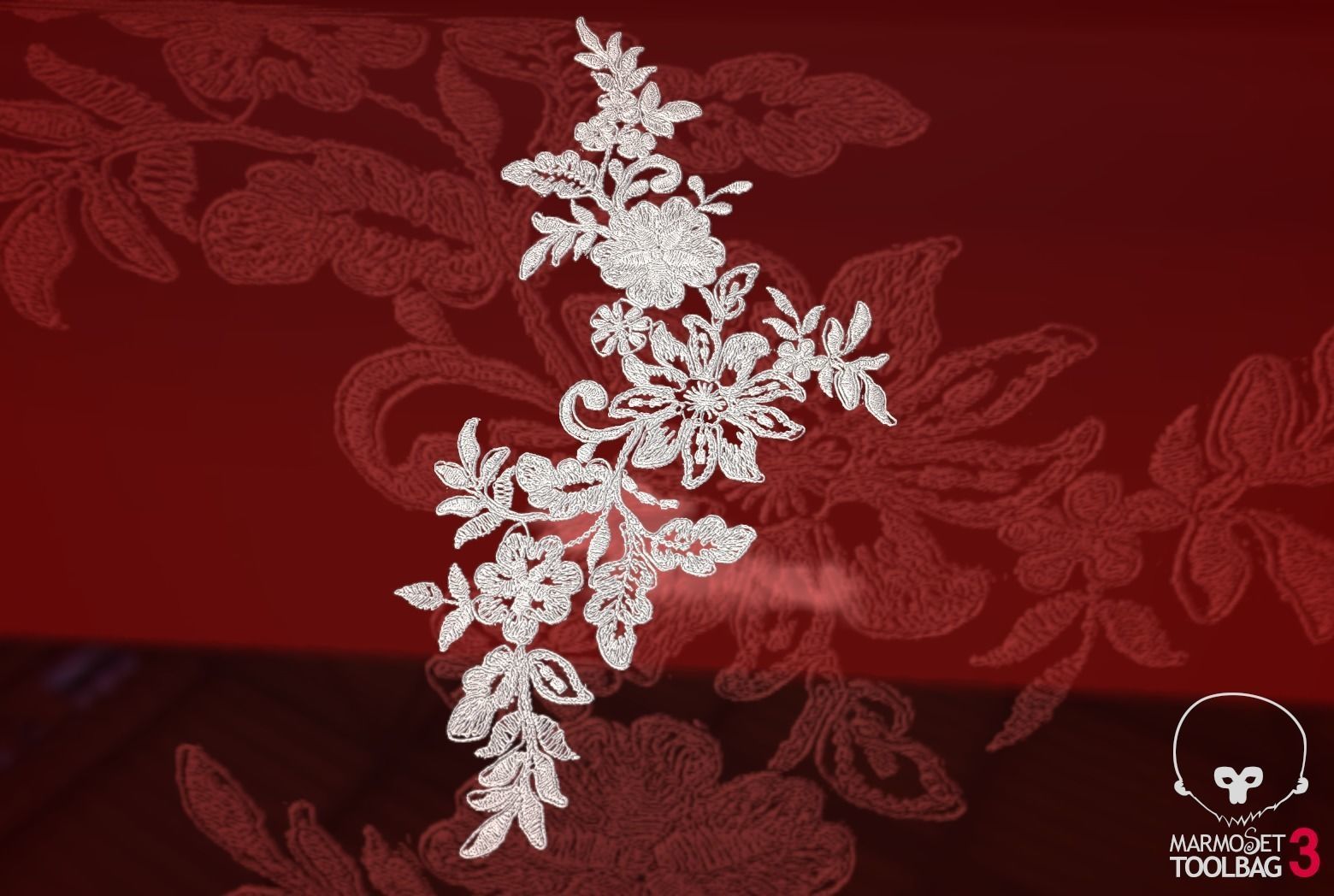 Fabric Vol 12 - Lace Appliques Texture_5