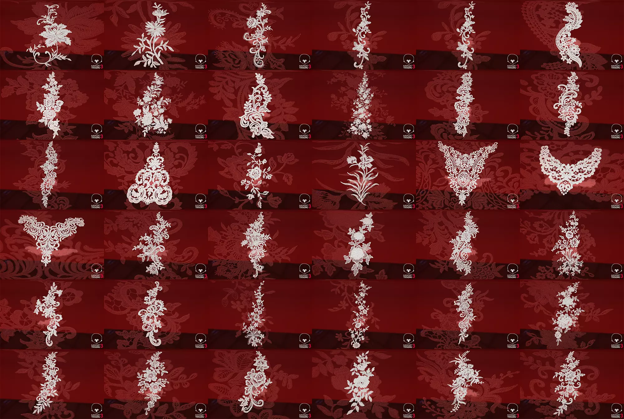 Fabric Vol 12 - Lace Appliques Texture_0