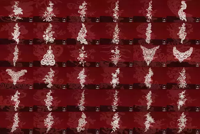 Fabric Vol 12 - Lace Appliques