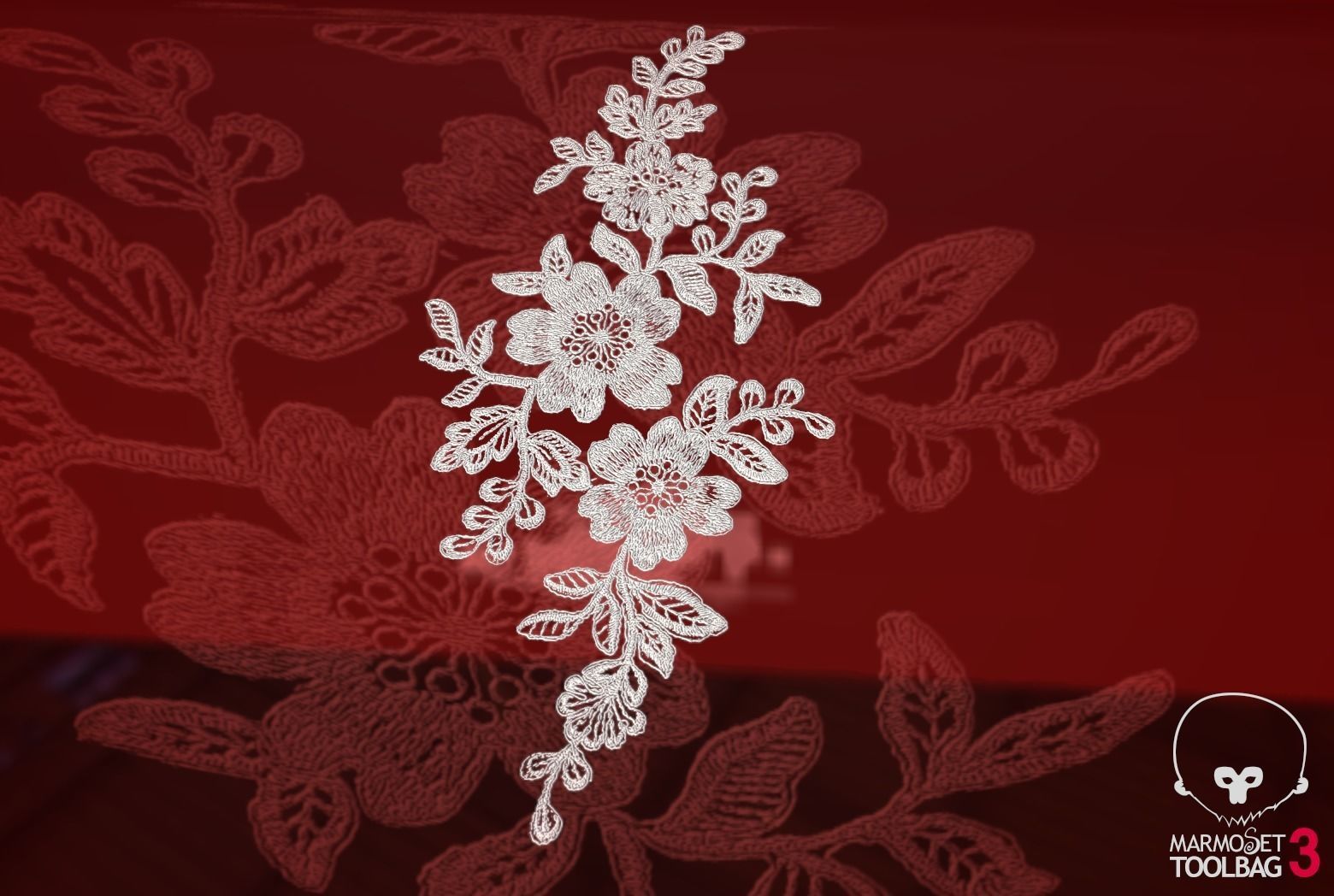 Fabric Vol 12 - Lace Appliques Texture_32