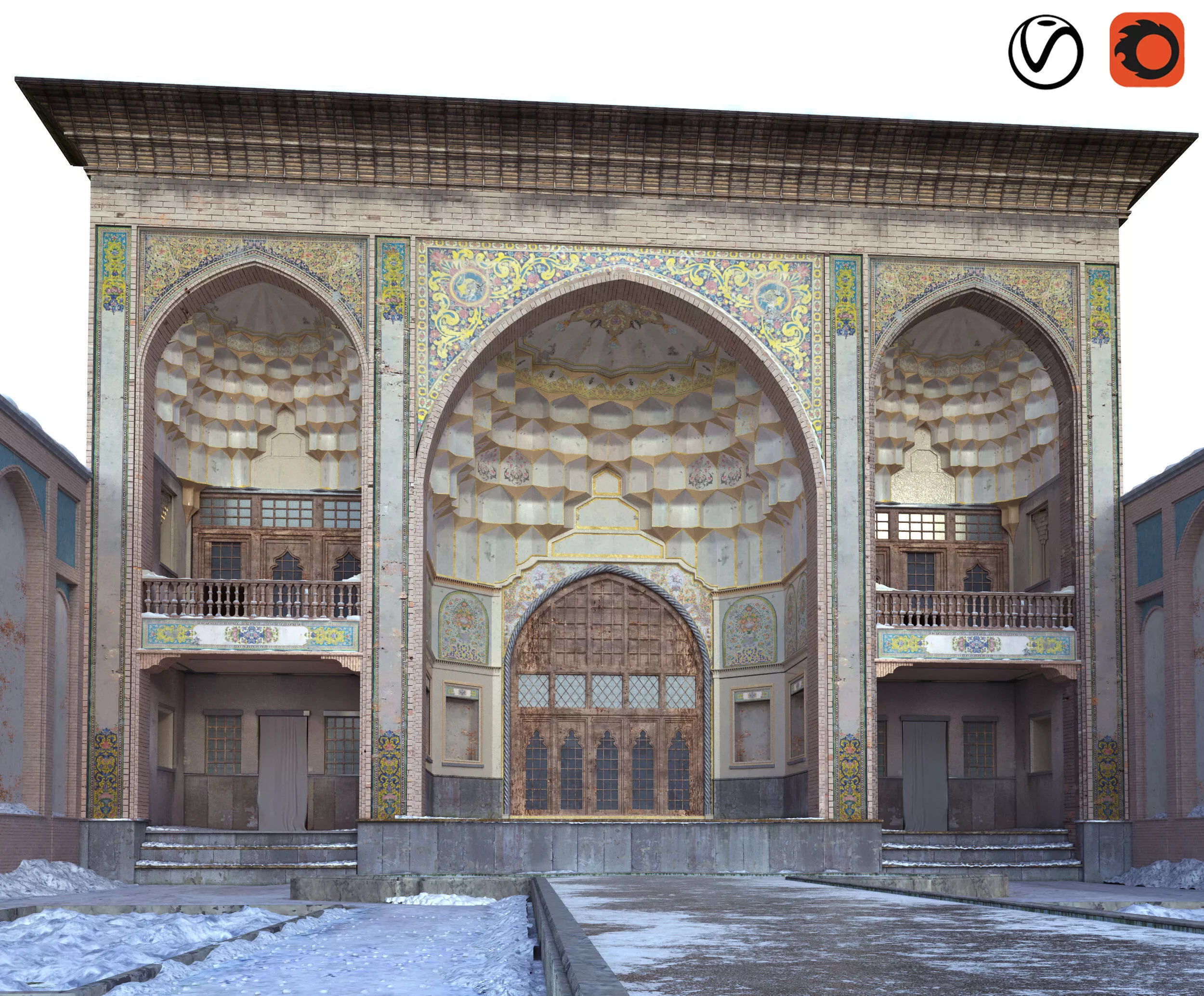 husein xan house 3D model