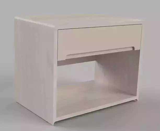 Carter nightstand 1 drawer Croft House 3D model