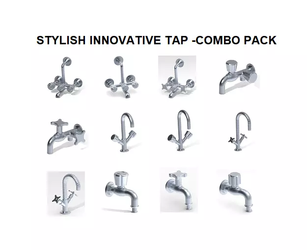 STYLISH INNOVATIVE TAP - COMBO PACK 3D Model Collection_0