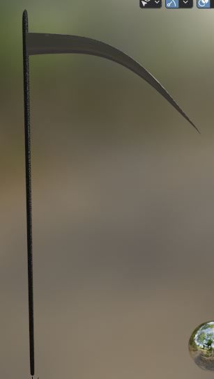 Scythes death scythe Free 3D model_8