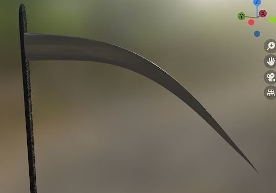 Scythes death scythe Free 3D model