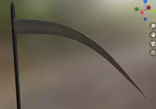 Scythes death scythe Free 3D model