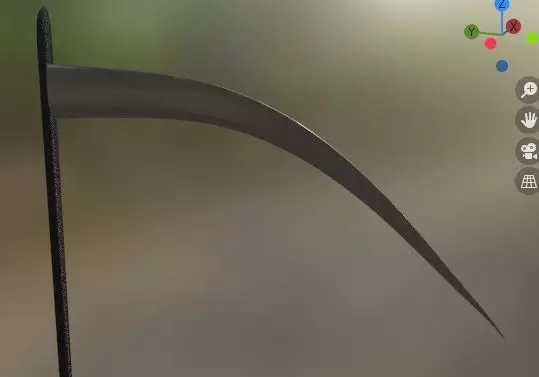 Scythes death scythe Free 3D model_0