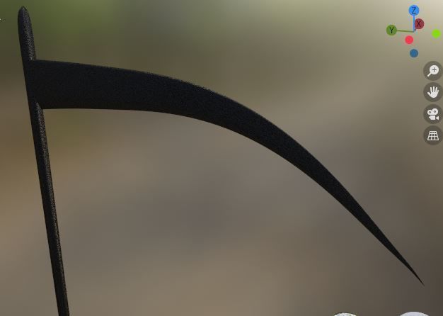 Scythes death scythe Free 3D model_6