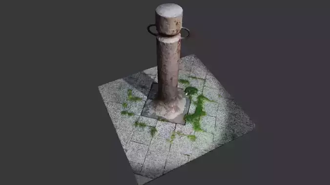 Scanned Iron Pole