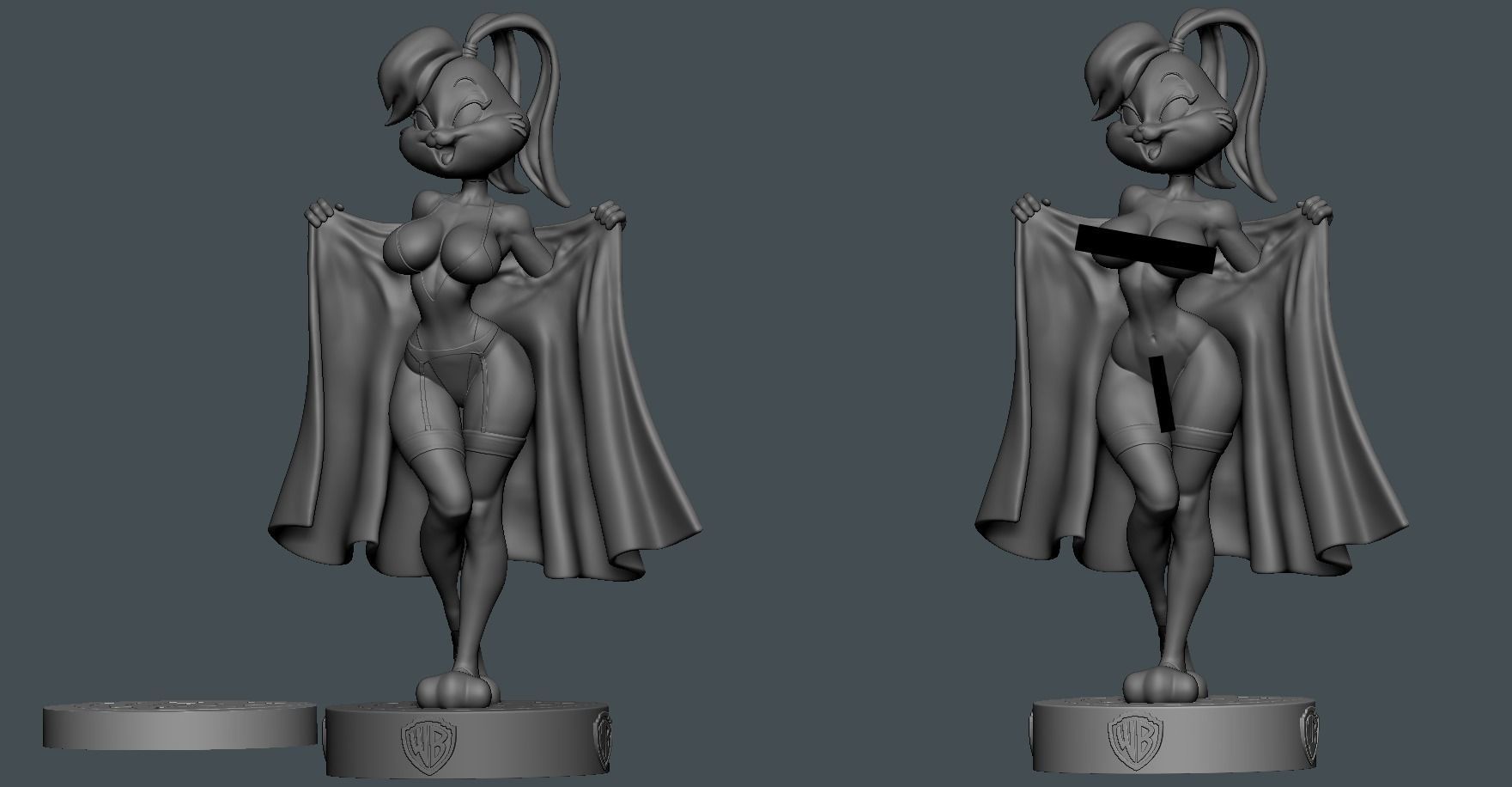 Lola Bunny 3D print model_3