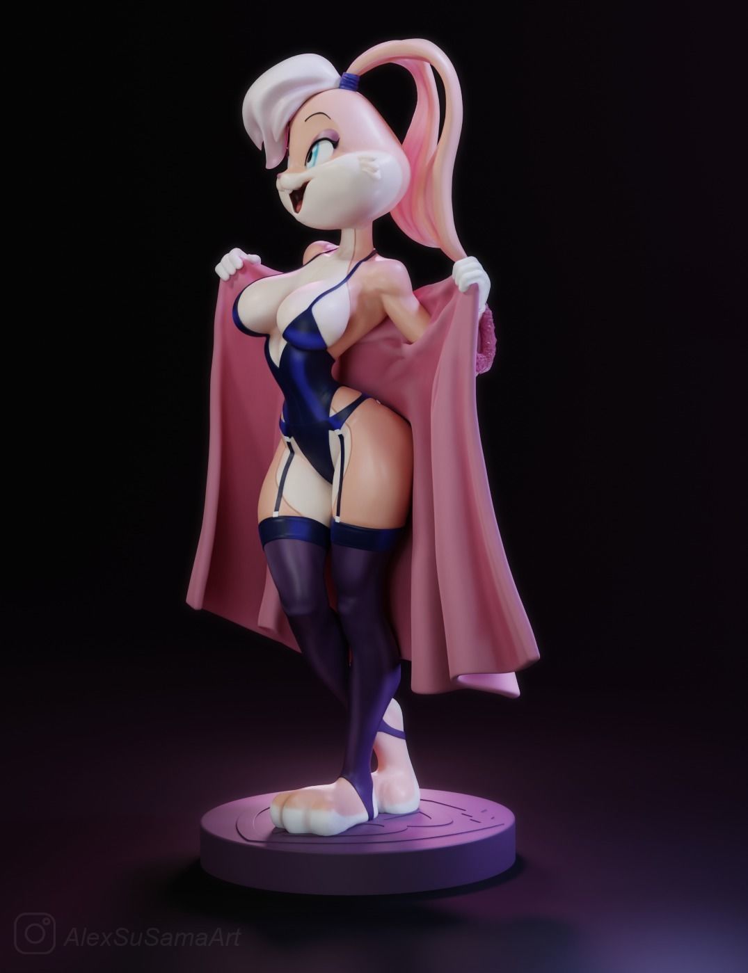 Lola Bunny 3D print model_2