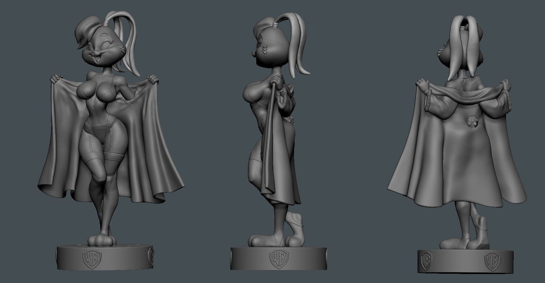 Lola Bunny 3D print model_5