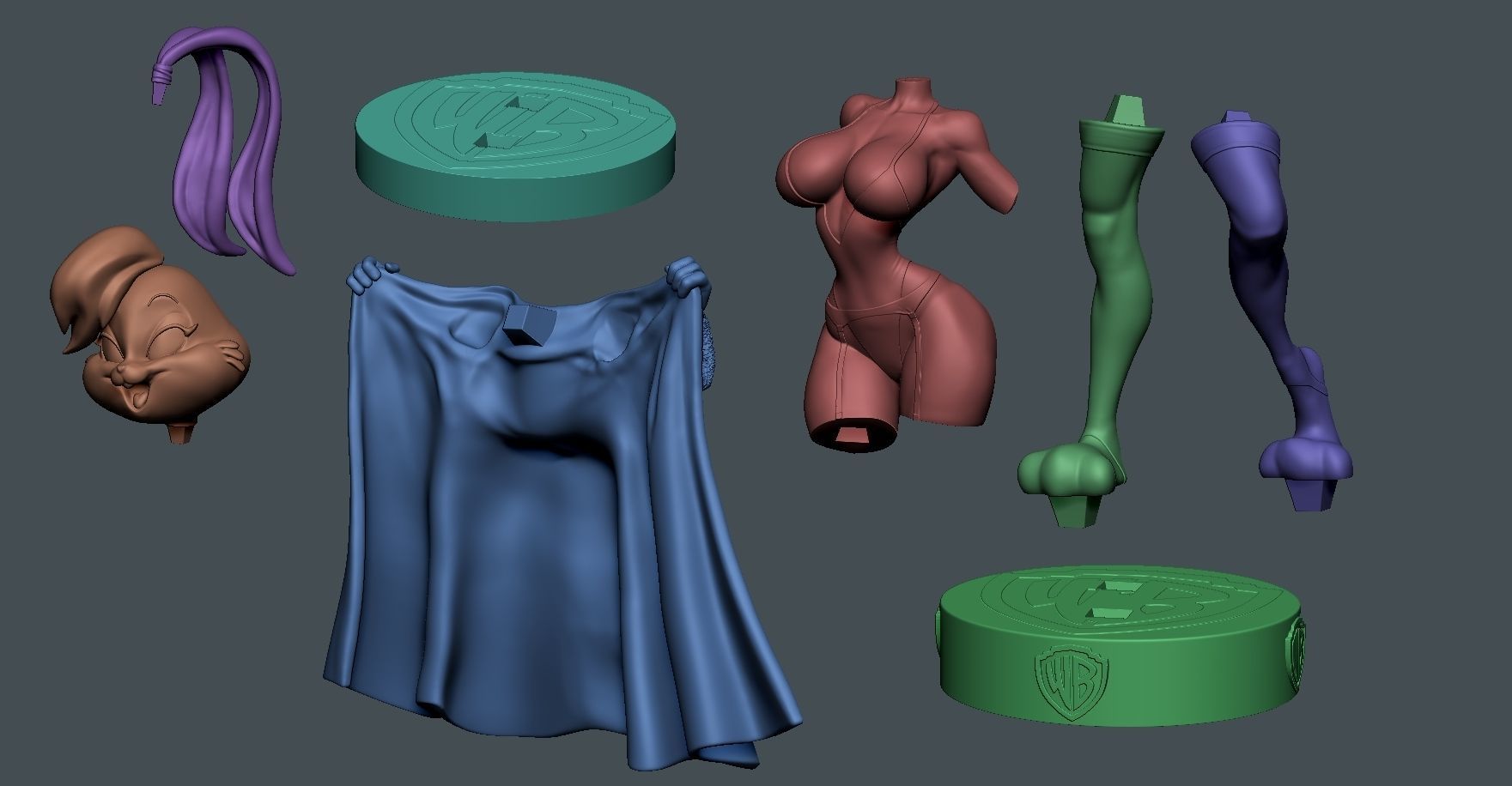 Lola Bunny 3D print model_4