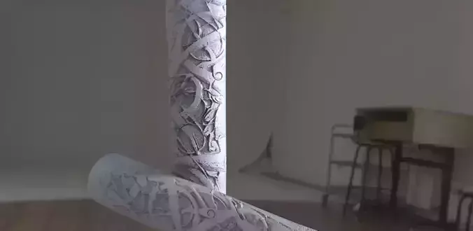 Viking stone pillars