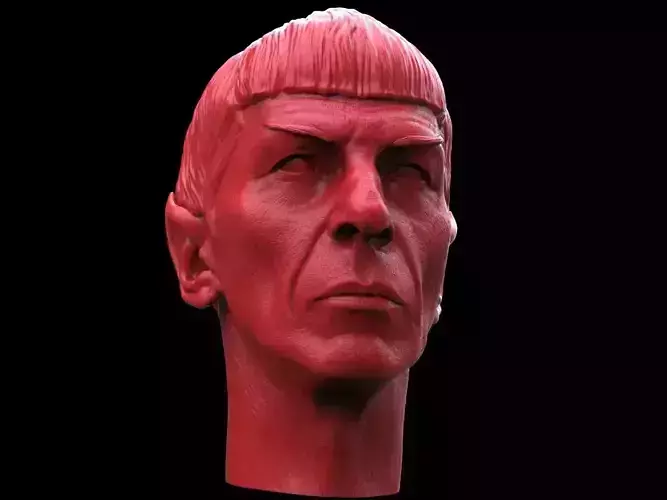Mr Spock -Leonard Nimoy Head 3D print model