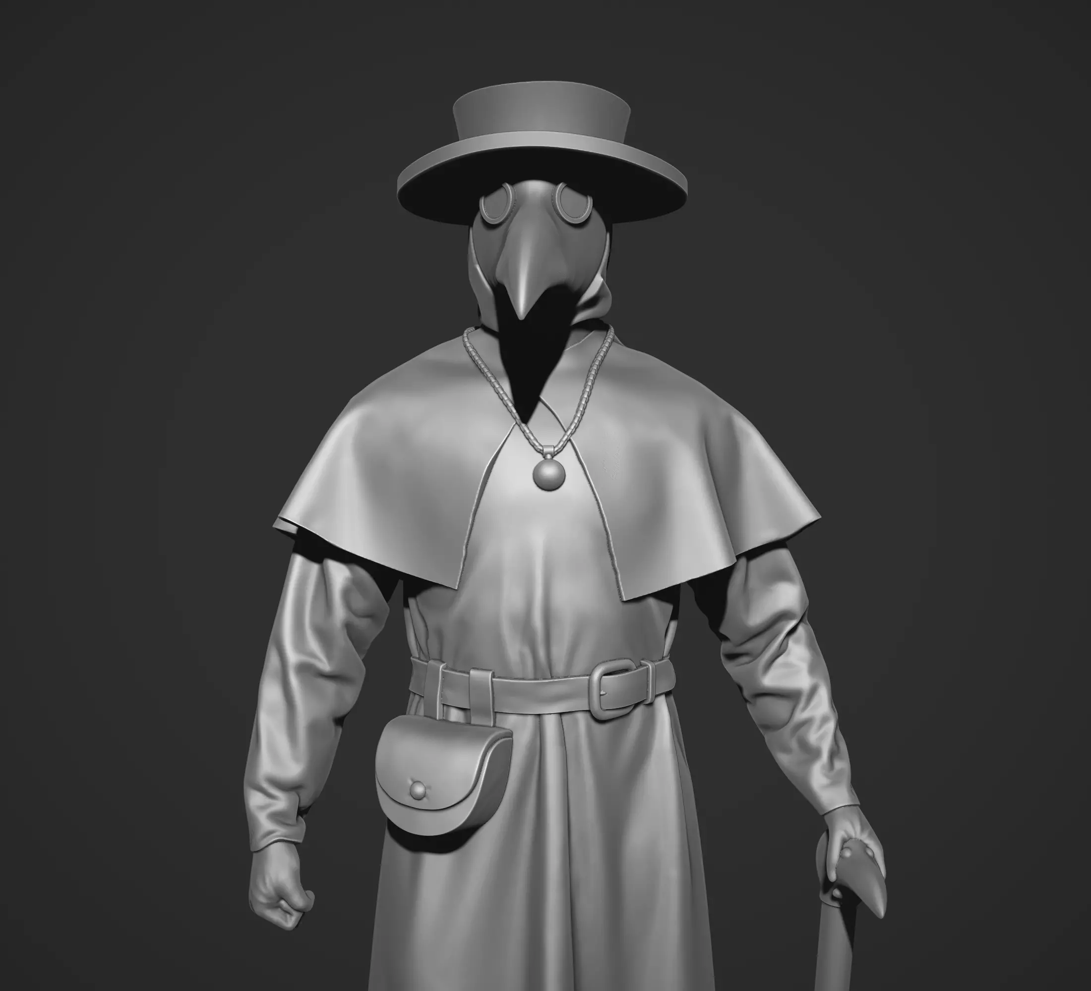 Plague Doctor Free 3D print model