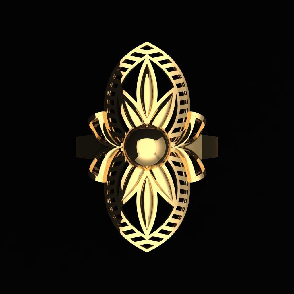 -  a Profishnal and Modern Beautiful Ring 3D print model_2