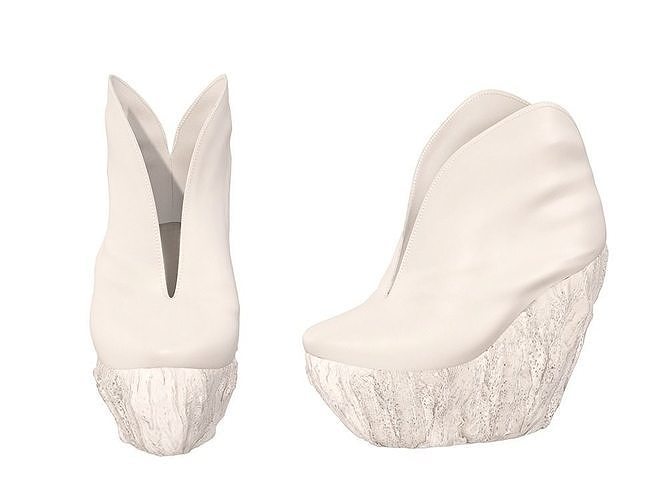 Papp Fashionable Ankle Boots Low-poly 3D model