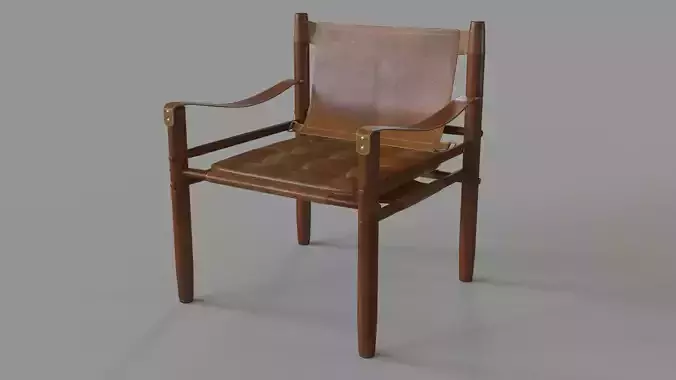 Arne Norell Easy Chairs Model Sirocco 3D model
