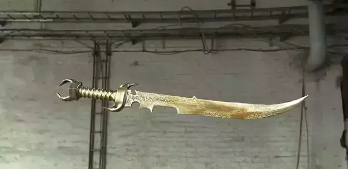 Dragon fantasy sword