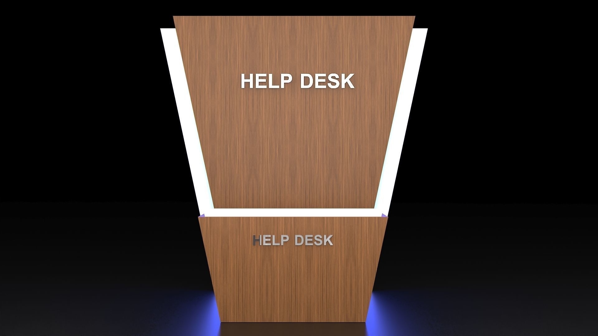 Help Desk 3D model_21