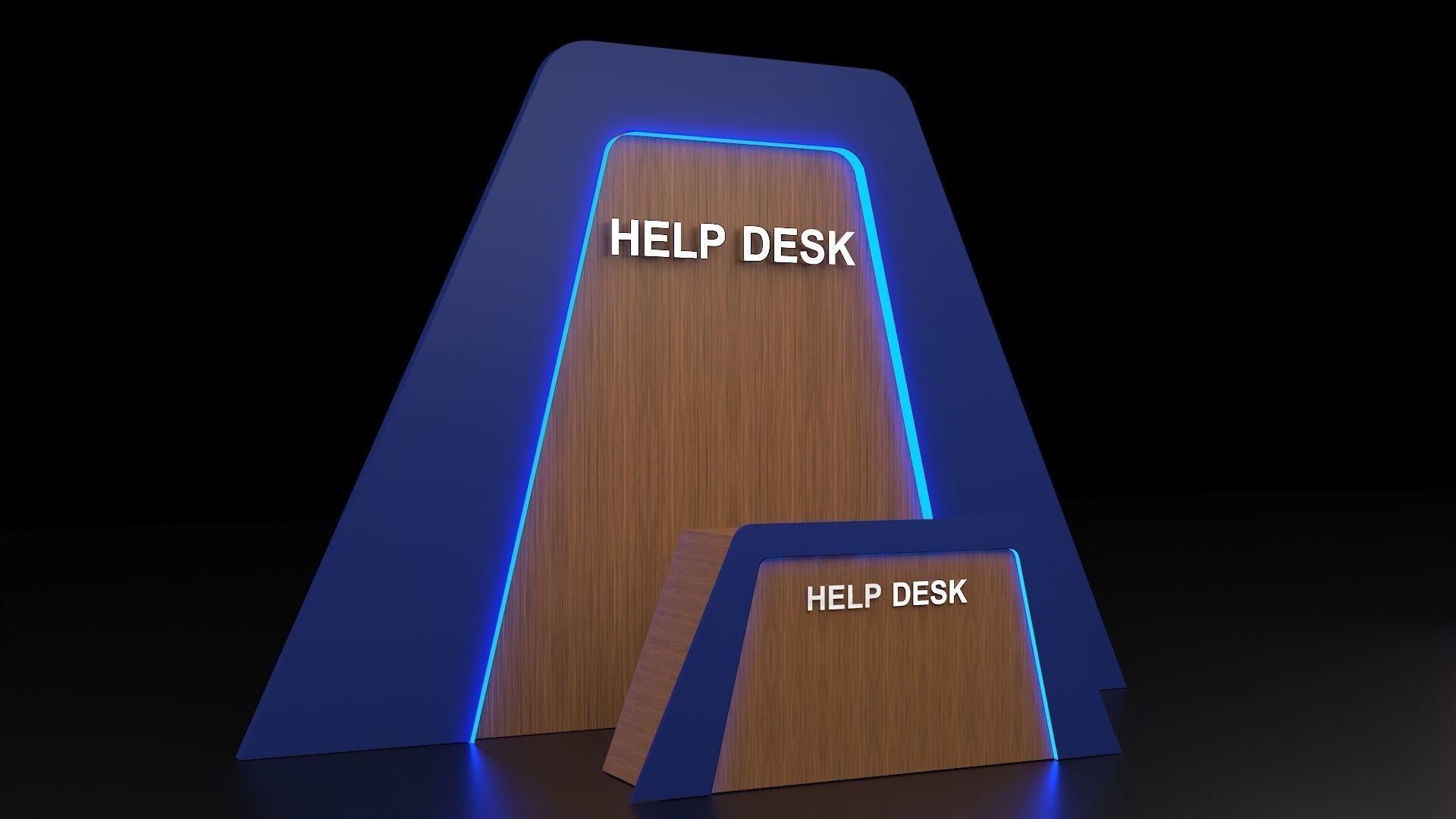 Help Desk 3D model_14