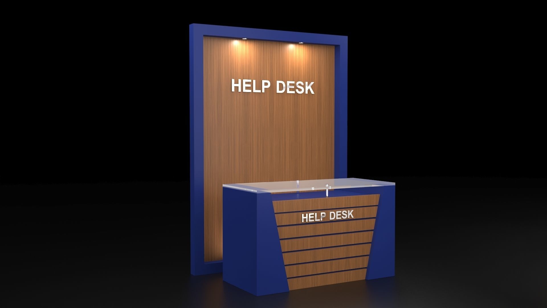 Help Desk 3D model_24