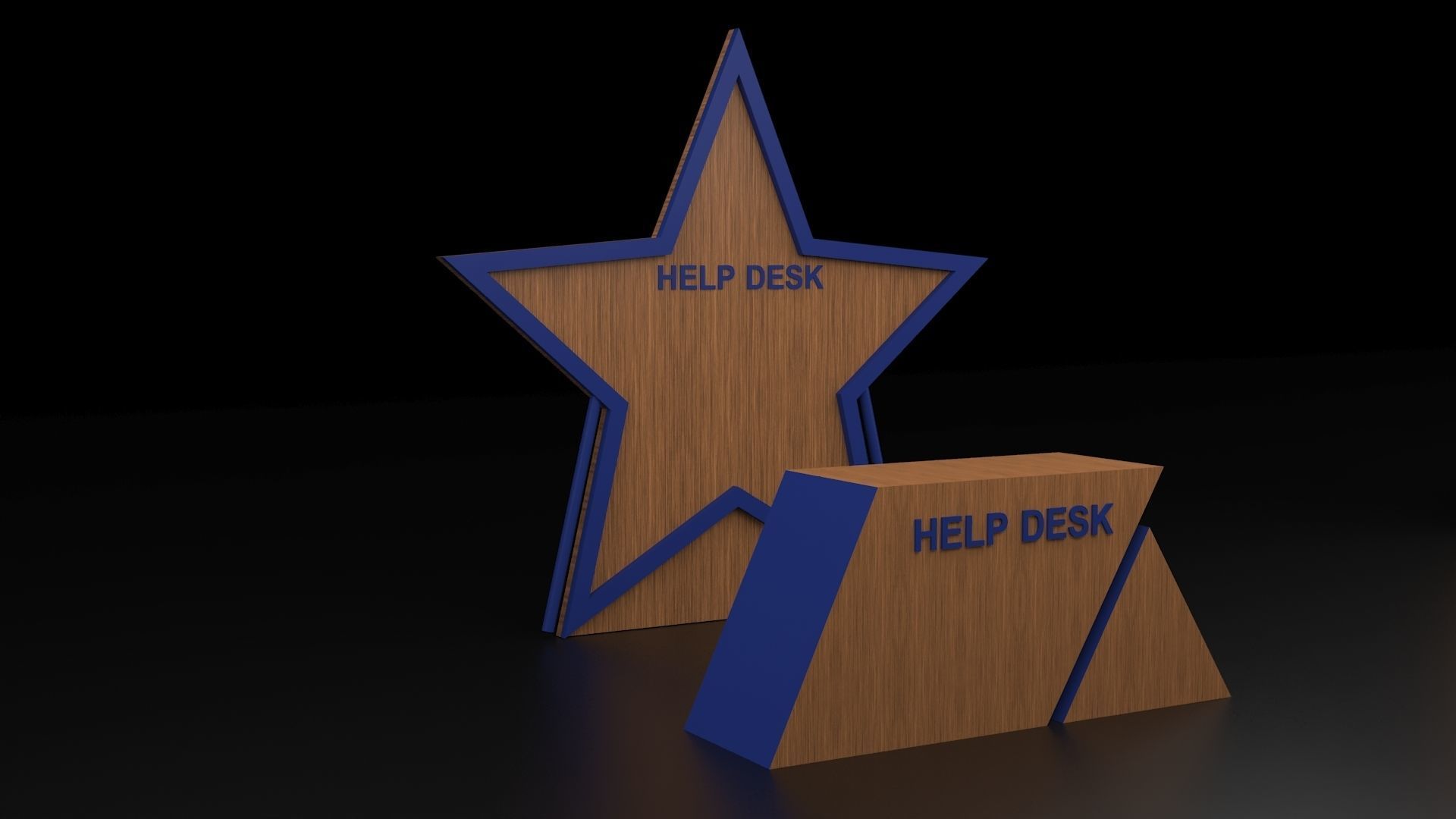 Help Desk 3D model_10