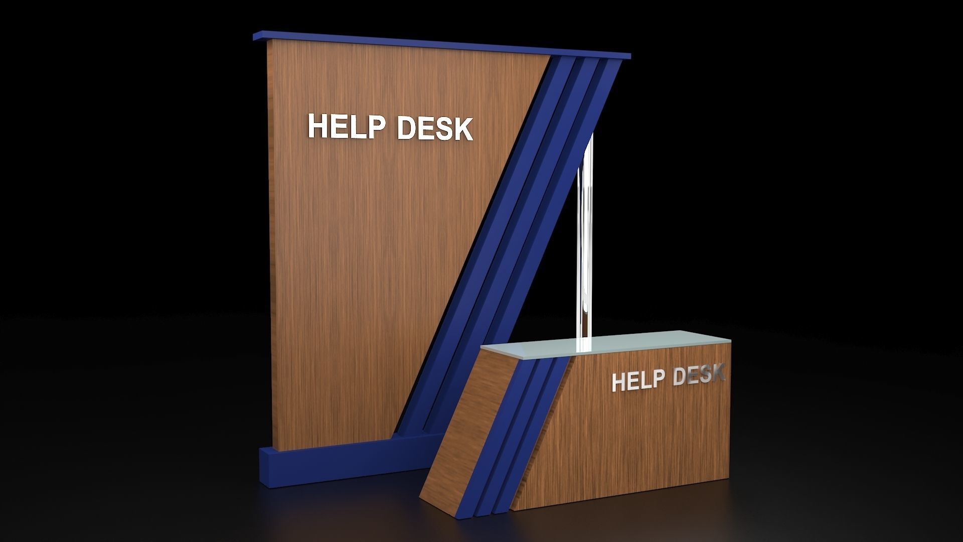 Help Desk 3D model_26