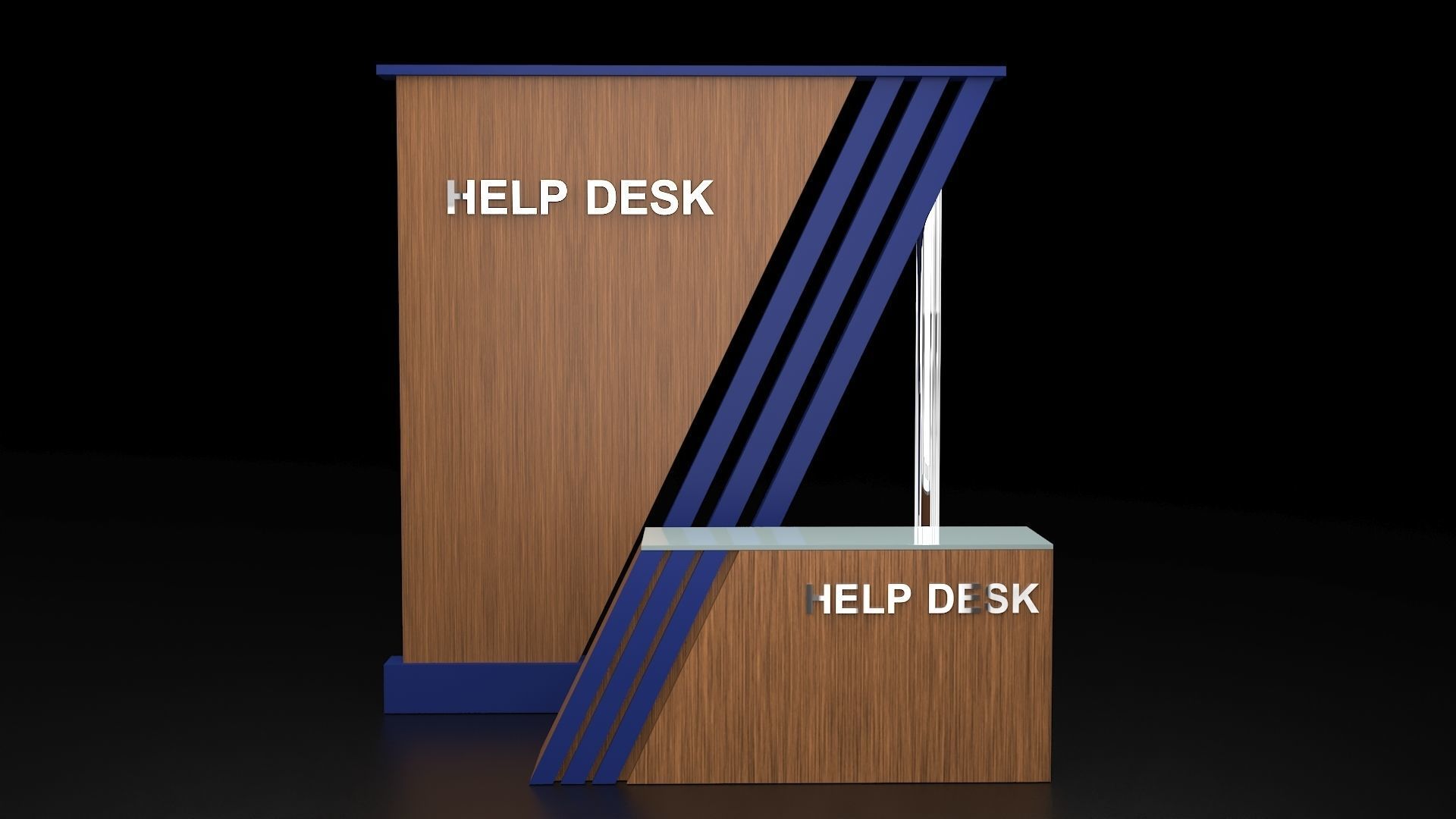Help Desk 3D model_27