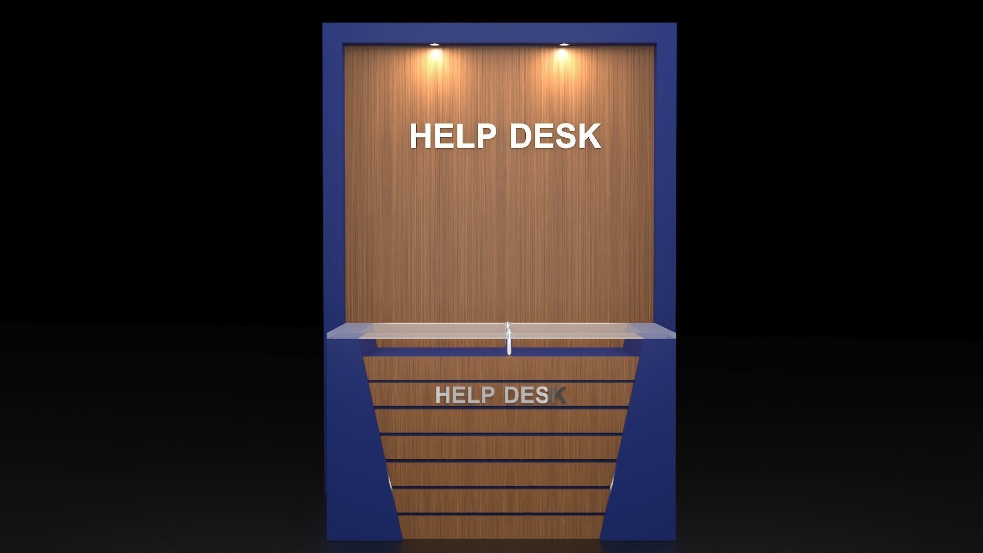 Help Desk 3D model_25