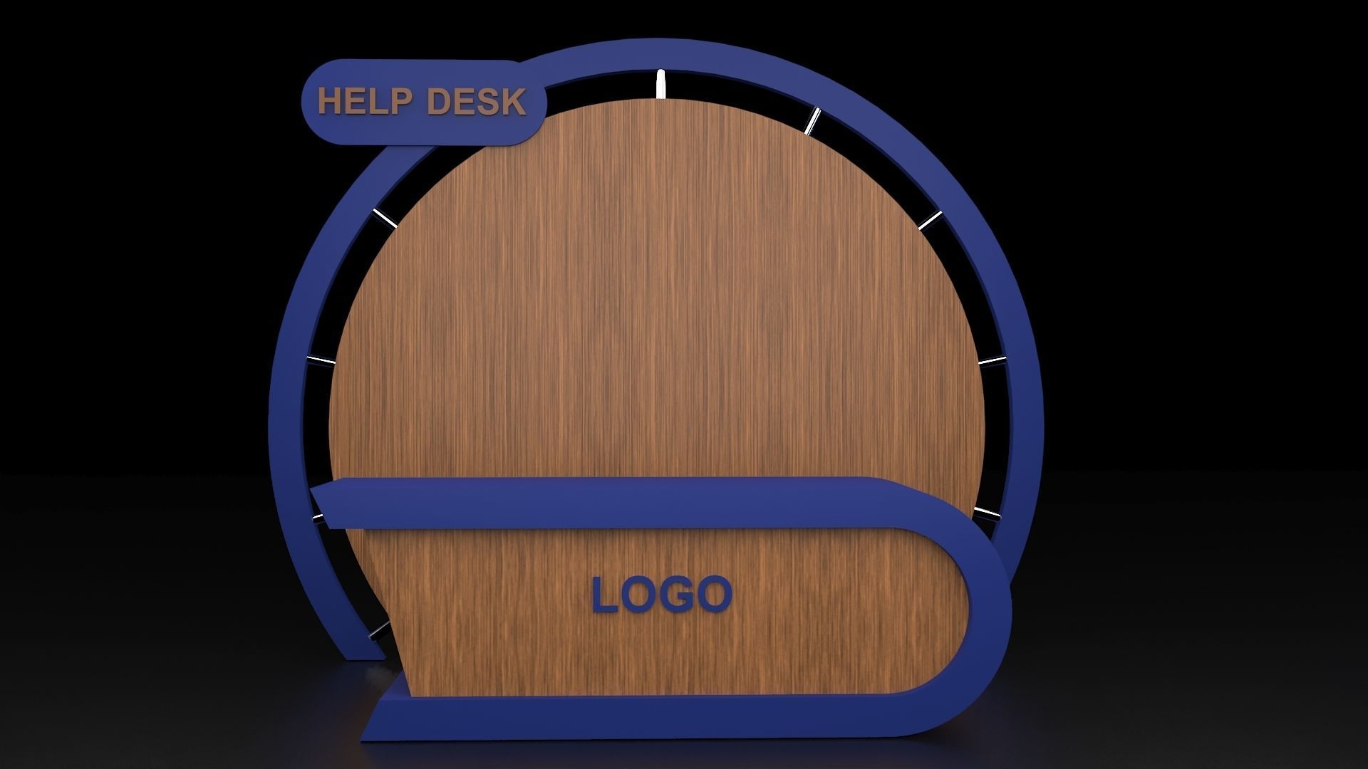 Help Desk 3D model_19