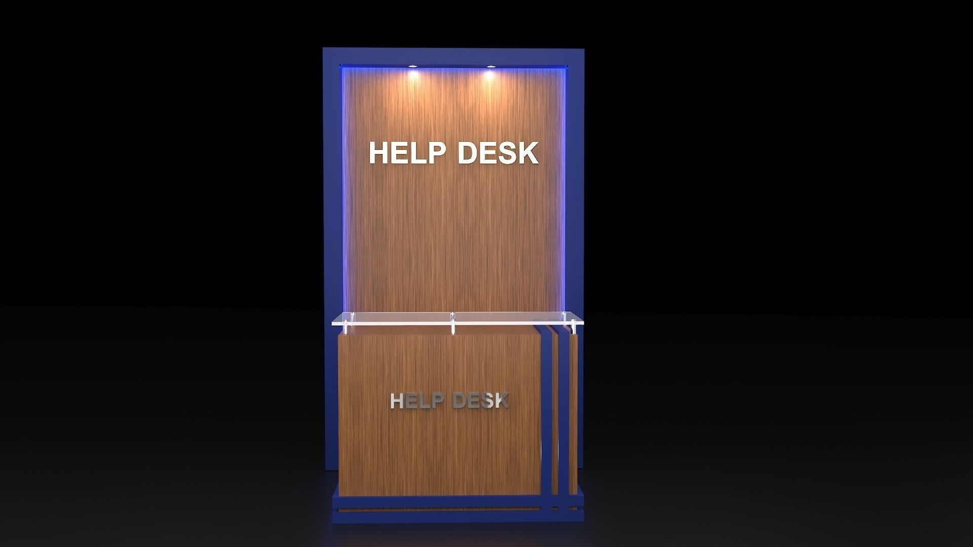 Help Desk 3D model_23