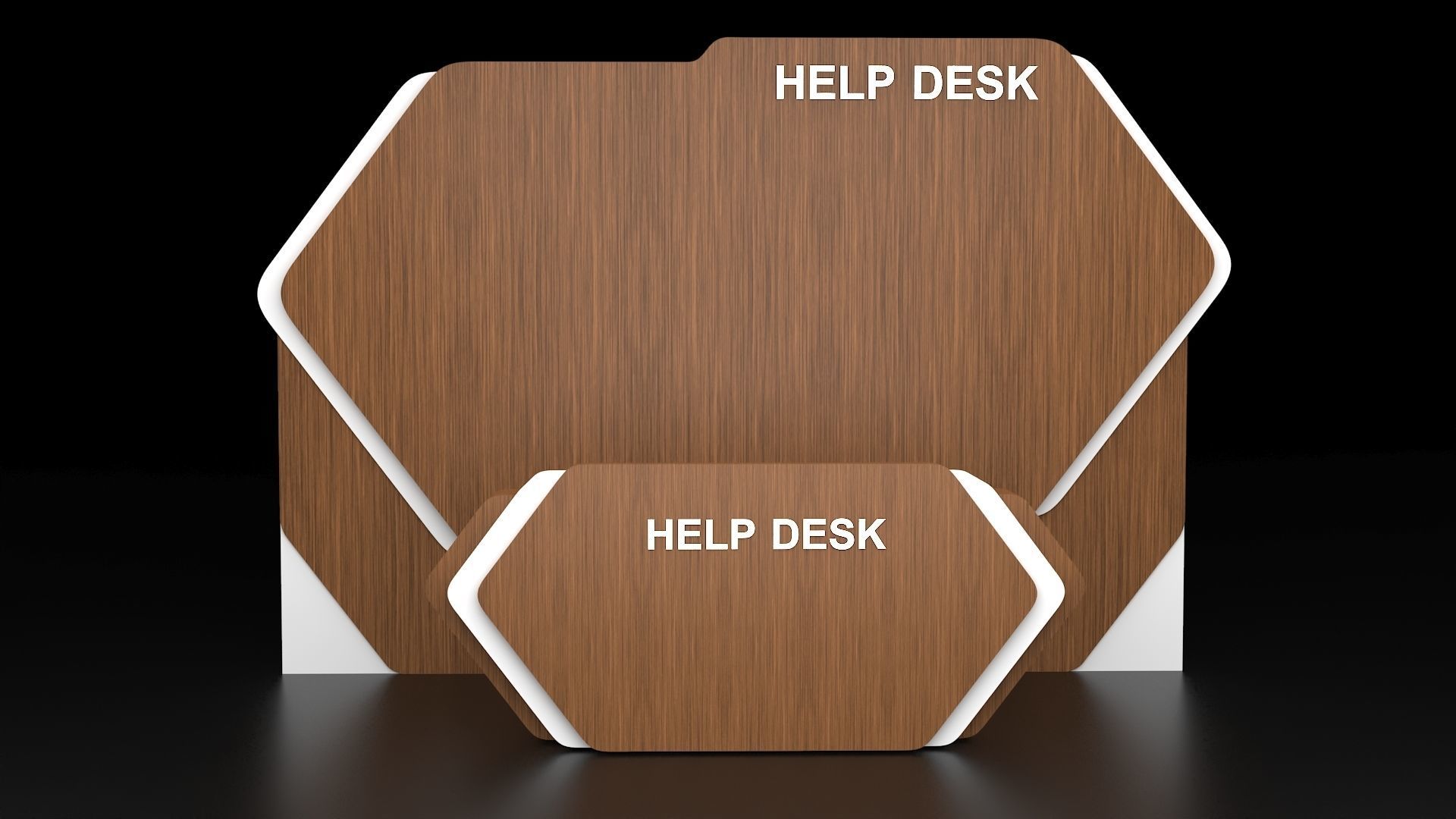 Help Desk 3D model_6